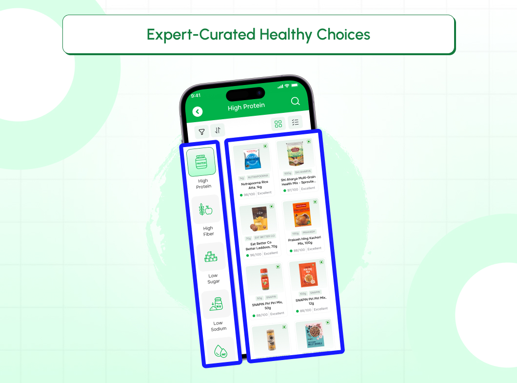 Expert-Curated Healthy Choices