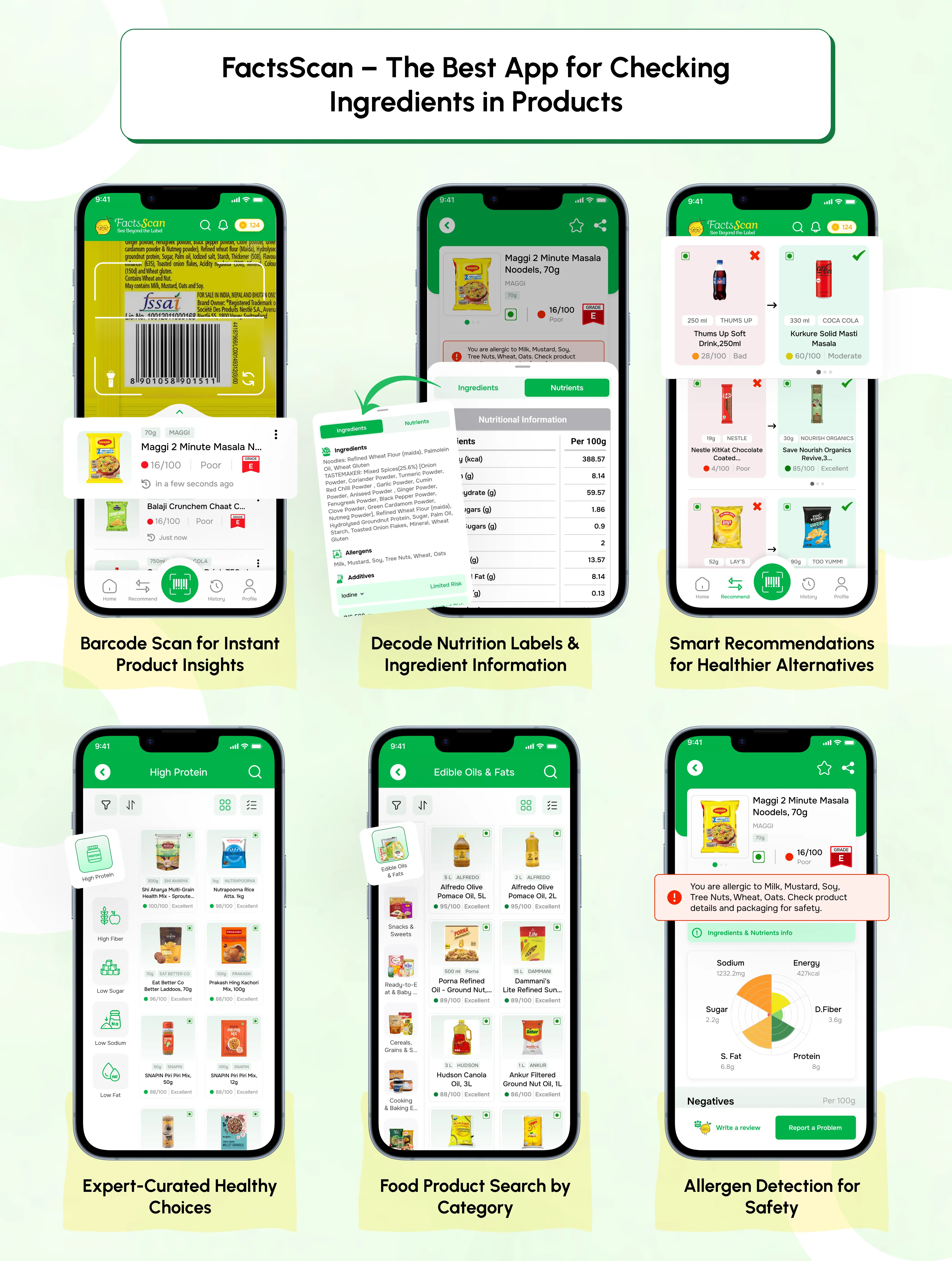 FactsScan – The Best App for Checking Ingredients in Products