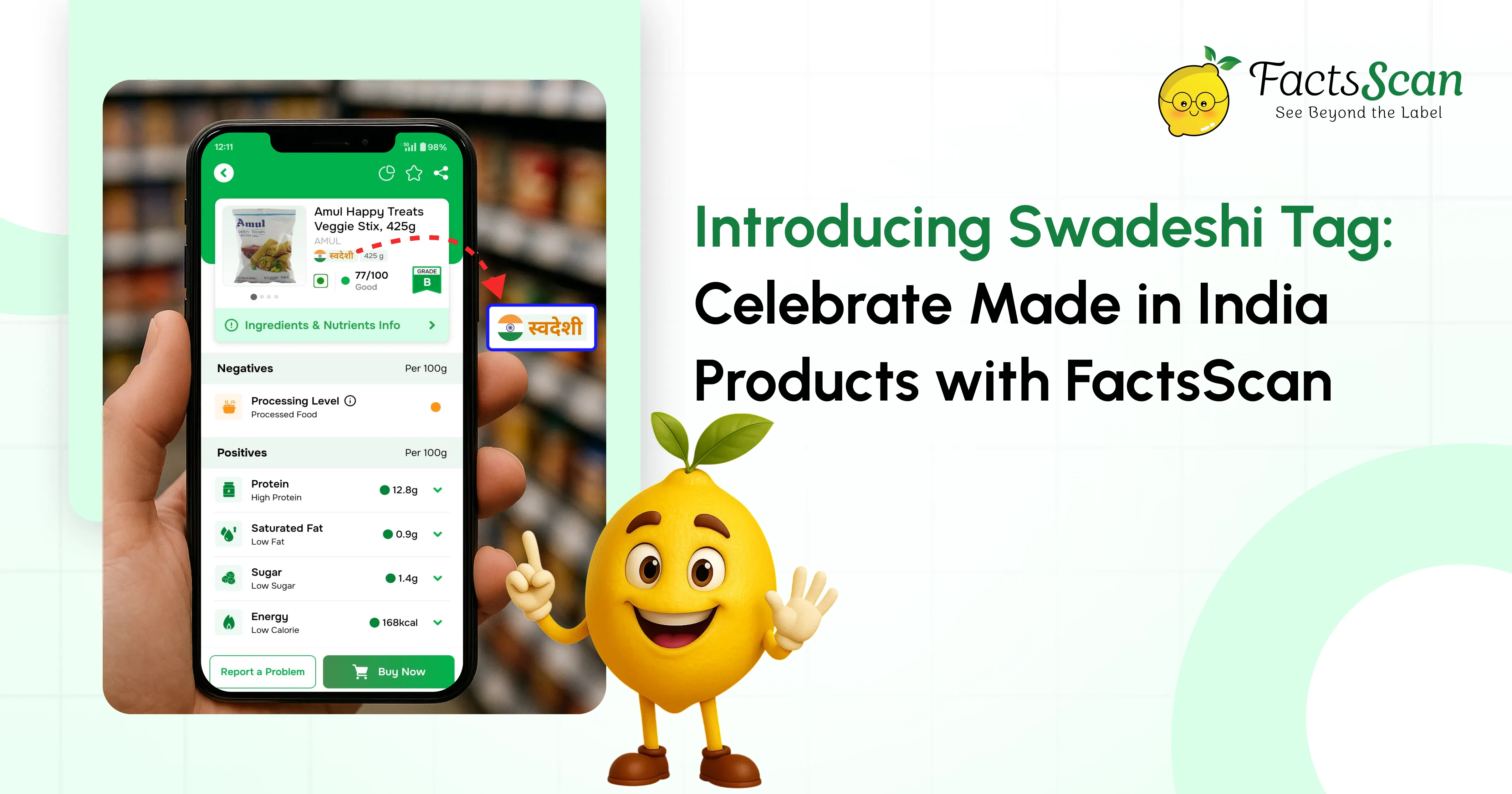 Introducing Swadeshi Tag: Celebrate Made in India Products with FactsScan