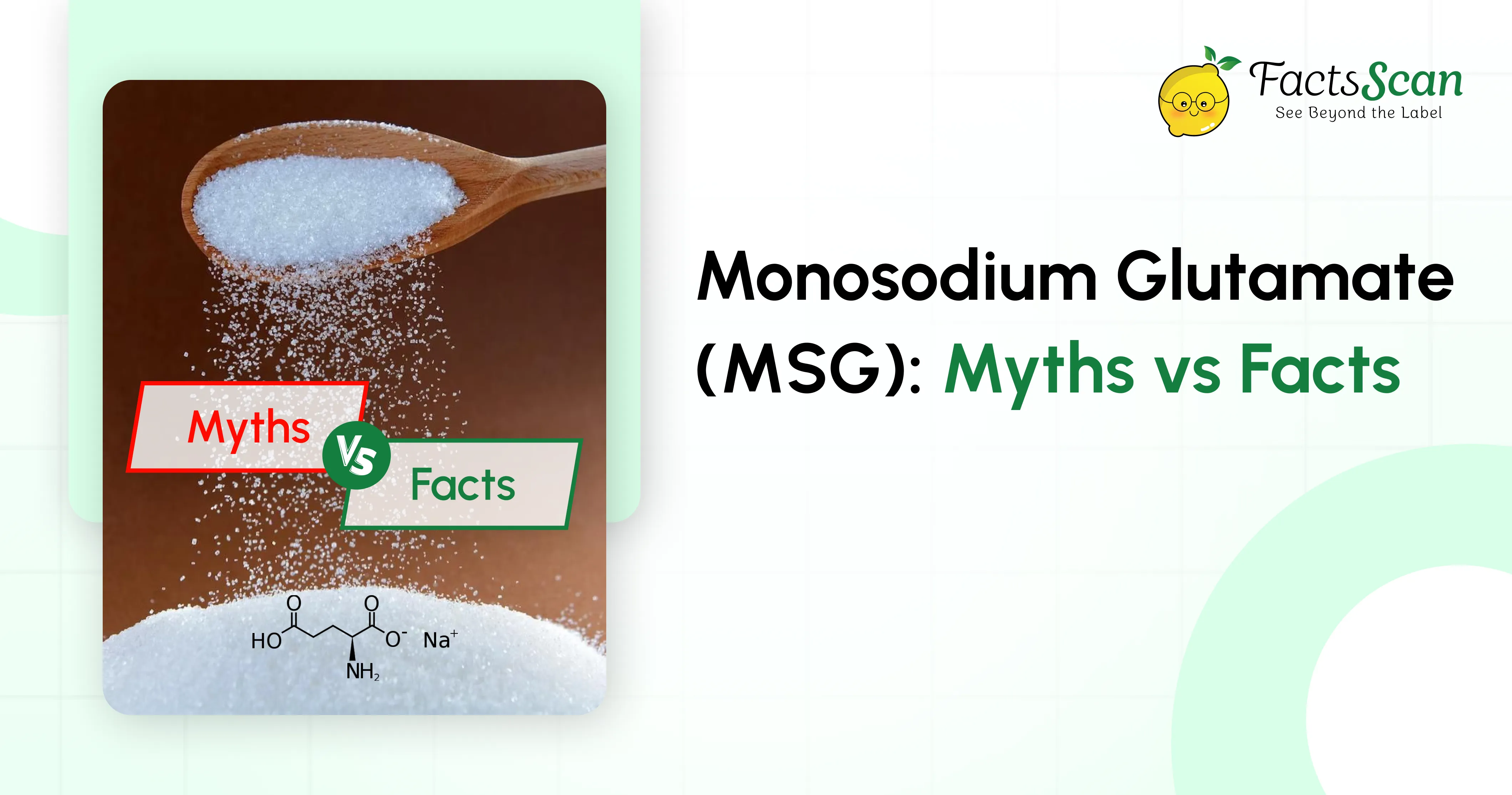 Monosodium Glutamate (MSG): Myths vs Facts