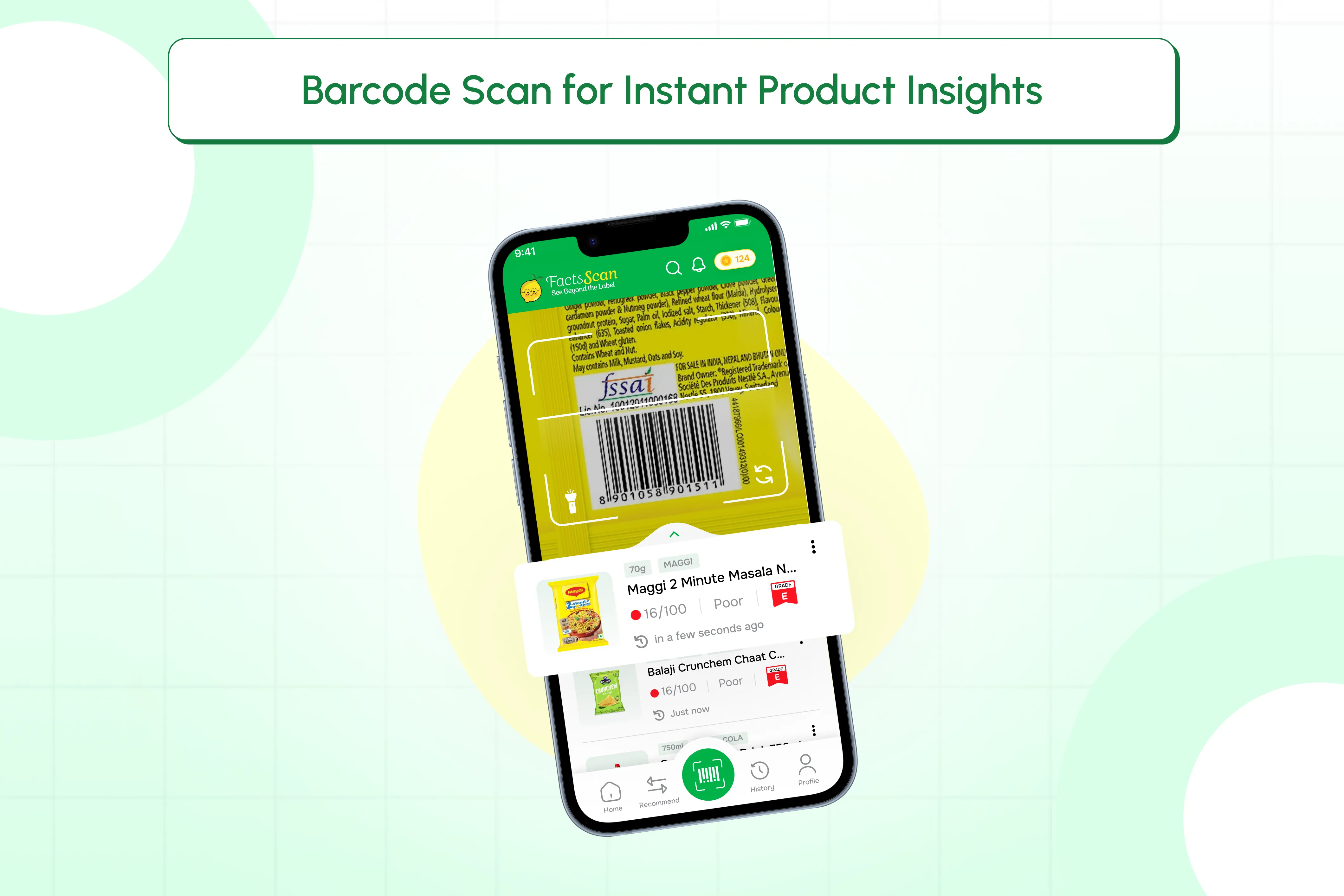 Barcode Scan for Instant Product Insights