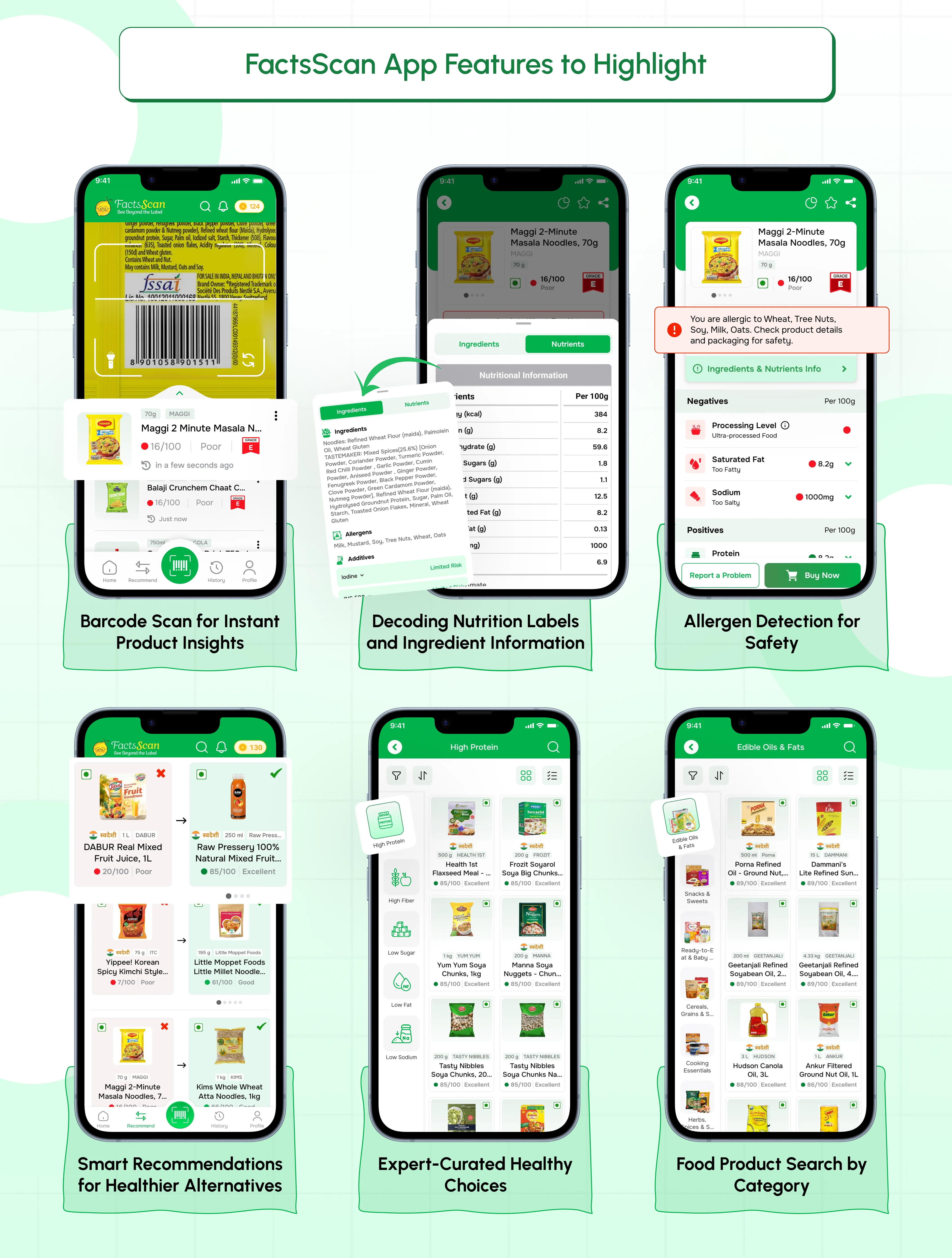 FactsScan App Features to Highlight