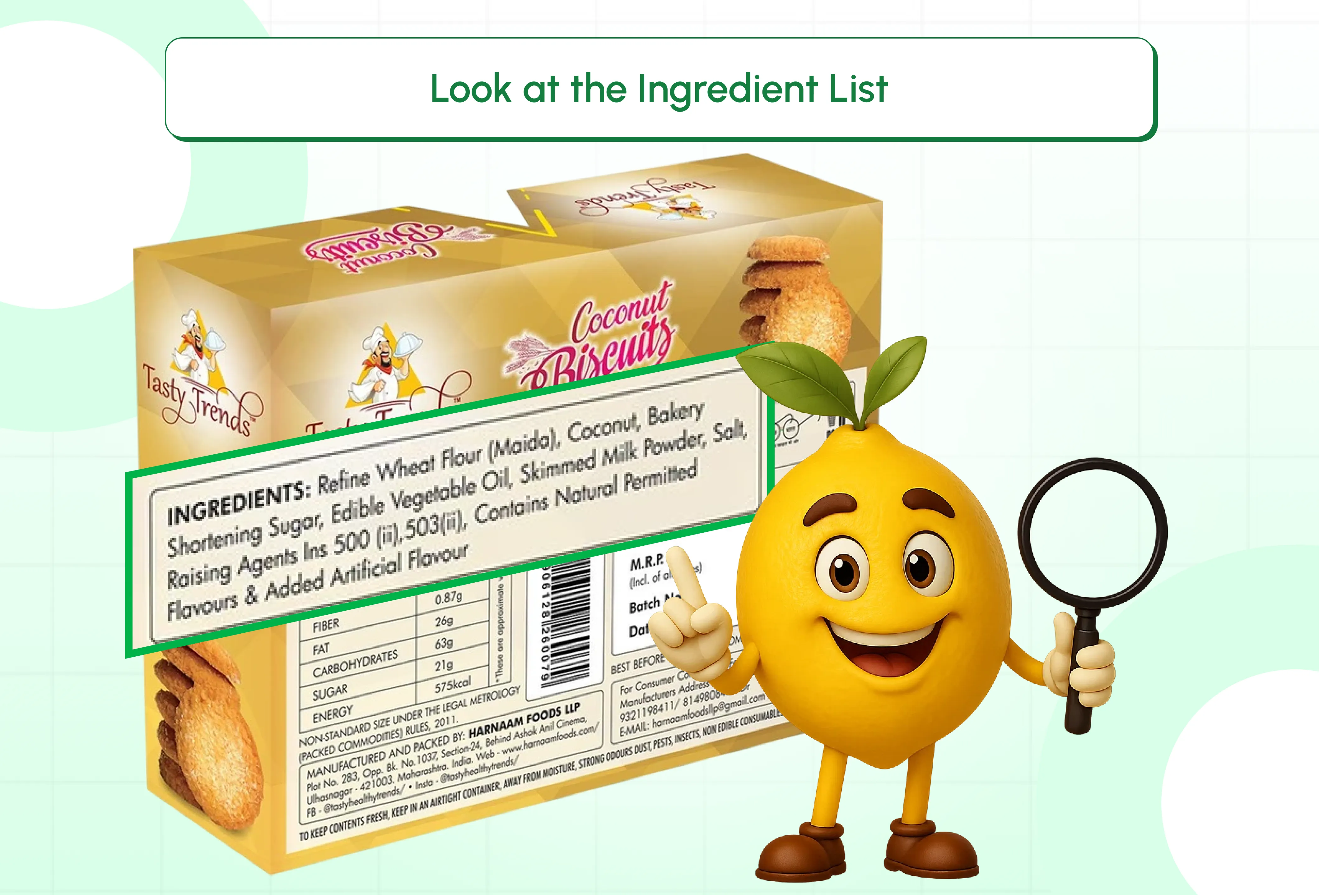 Look at the Ingredient List