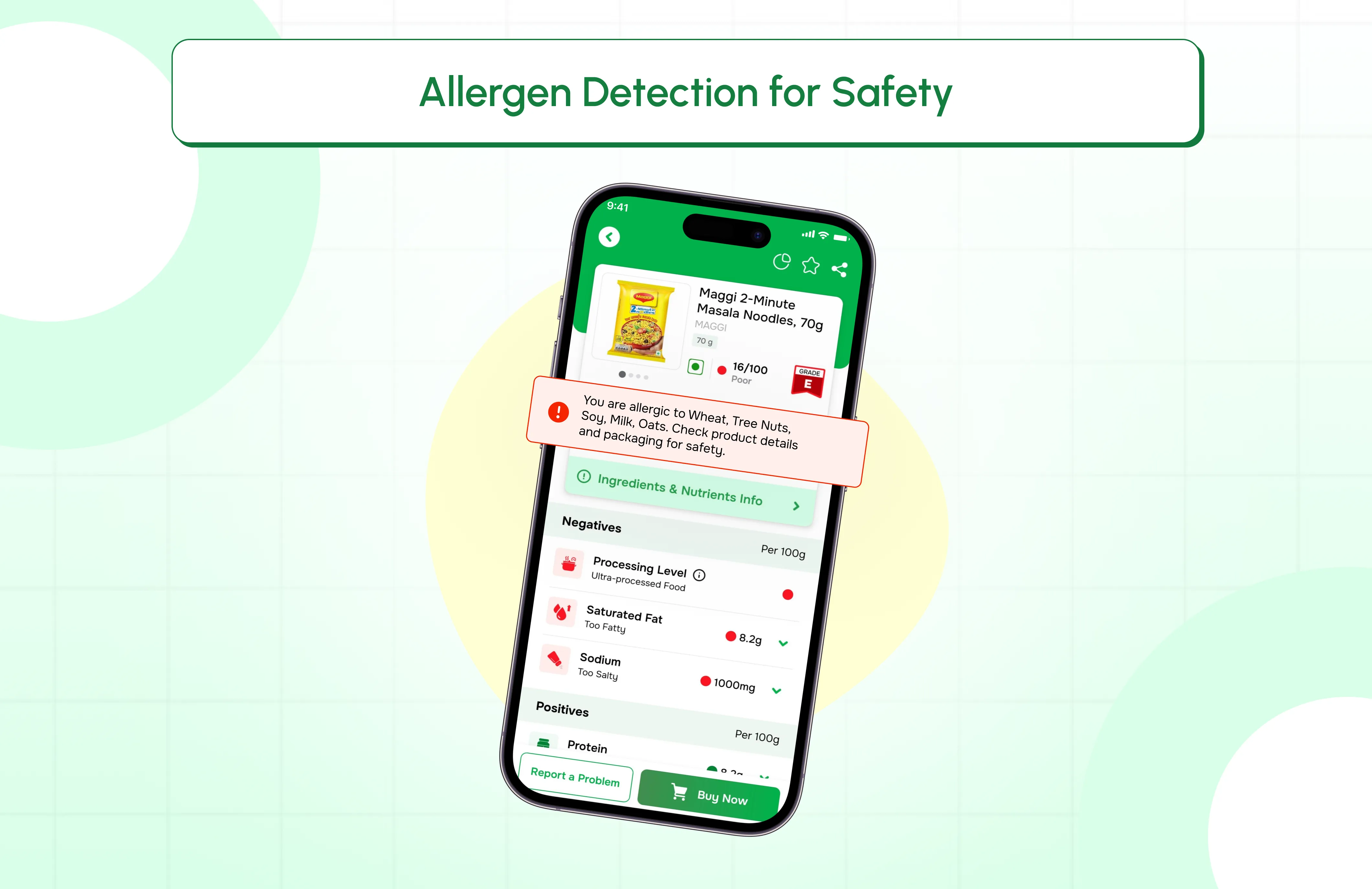 Allergen Detection for Safety
