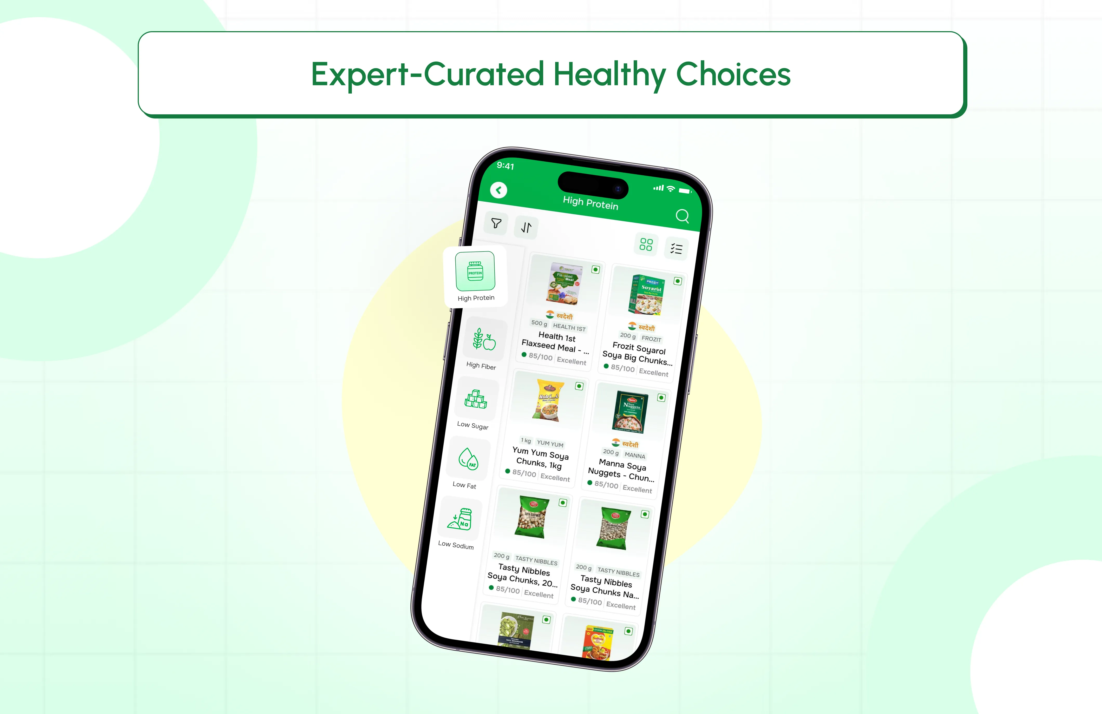 Expert-Curated Healthy Choices