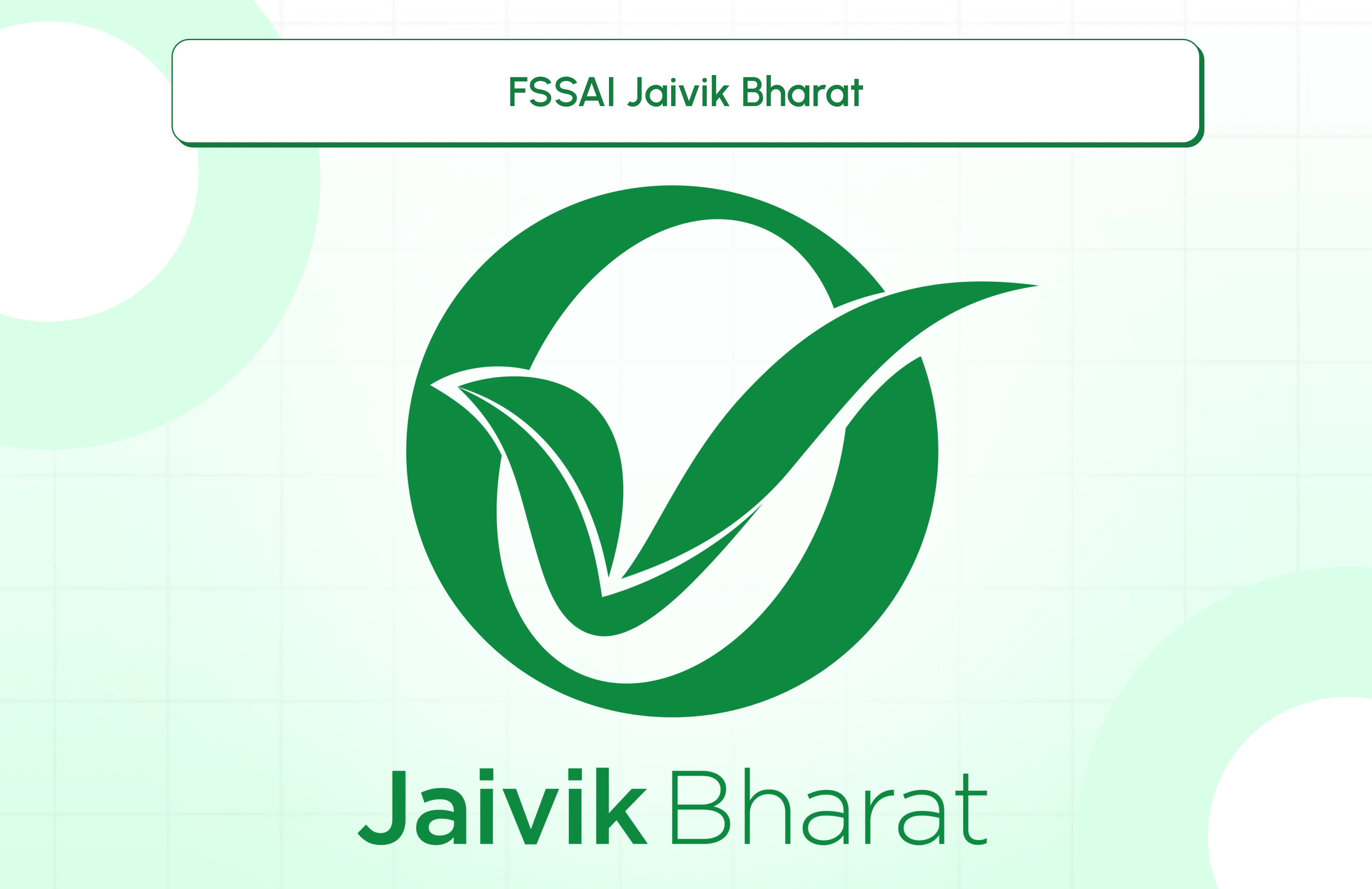 FSSAI Jaivik Bharat