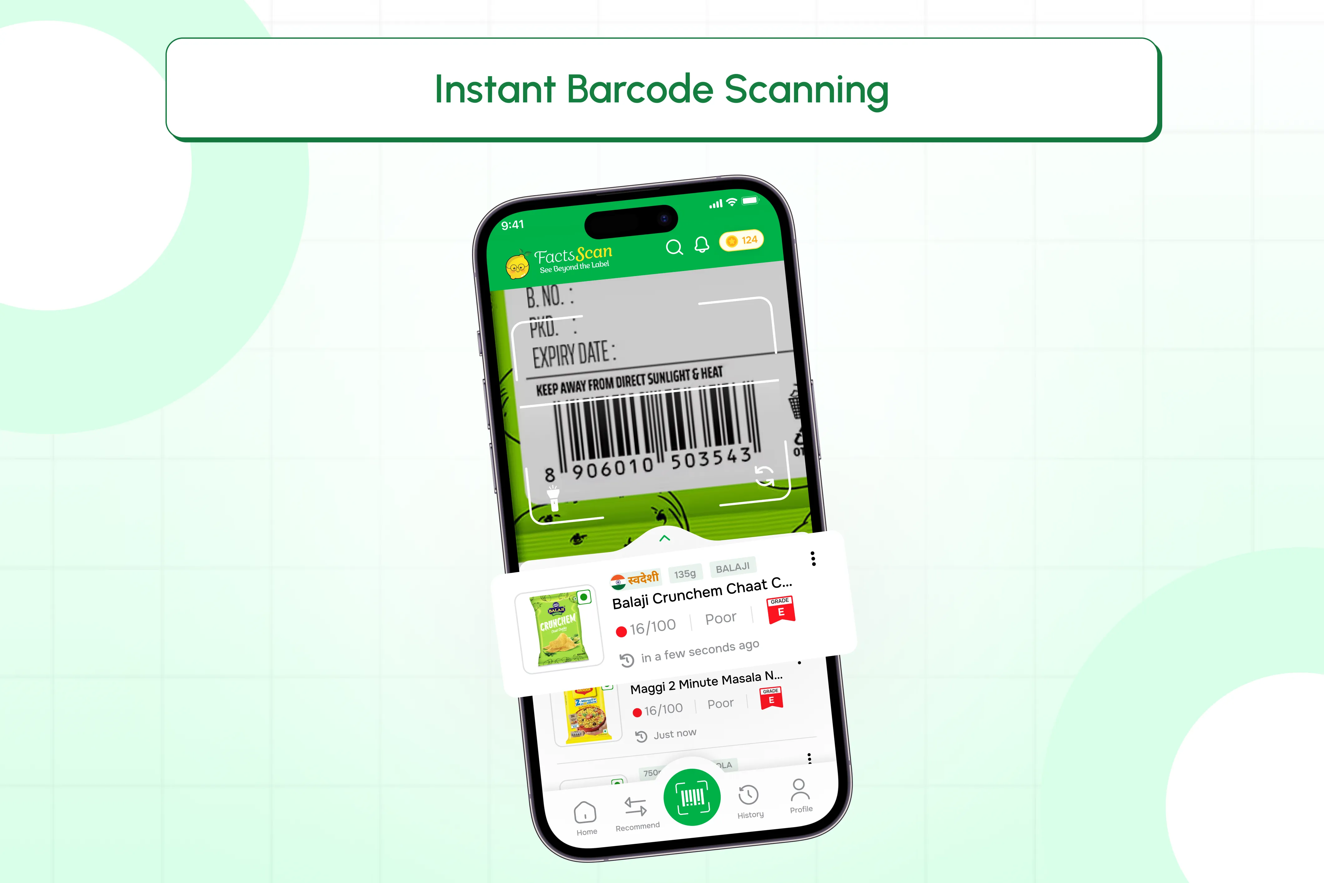 Instant Barcode Scanning