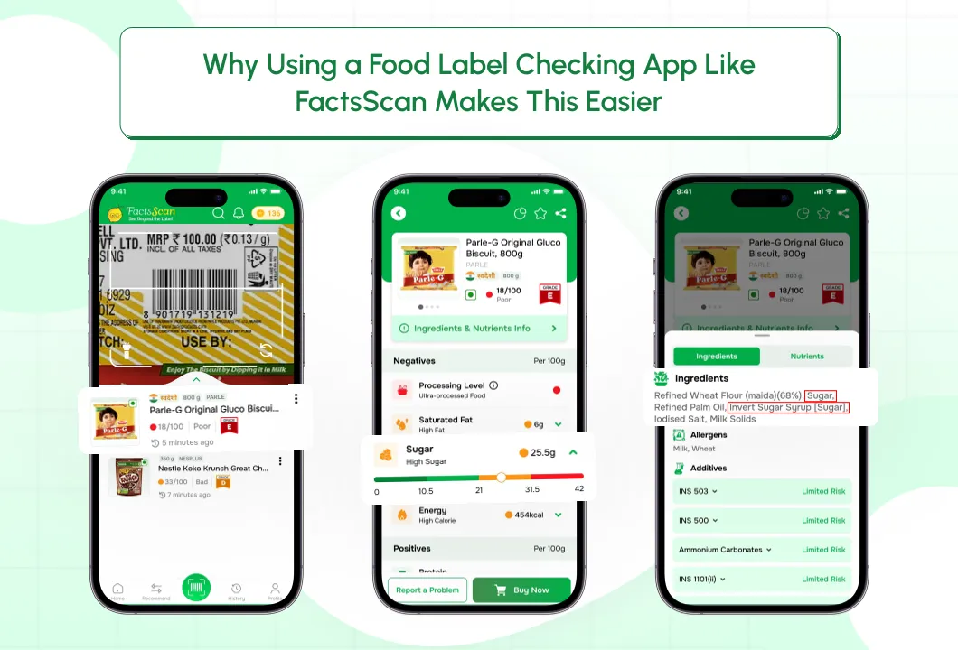 Why Using a Food Label Checking App Like FactsScan Makes This Easier