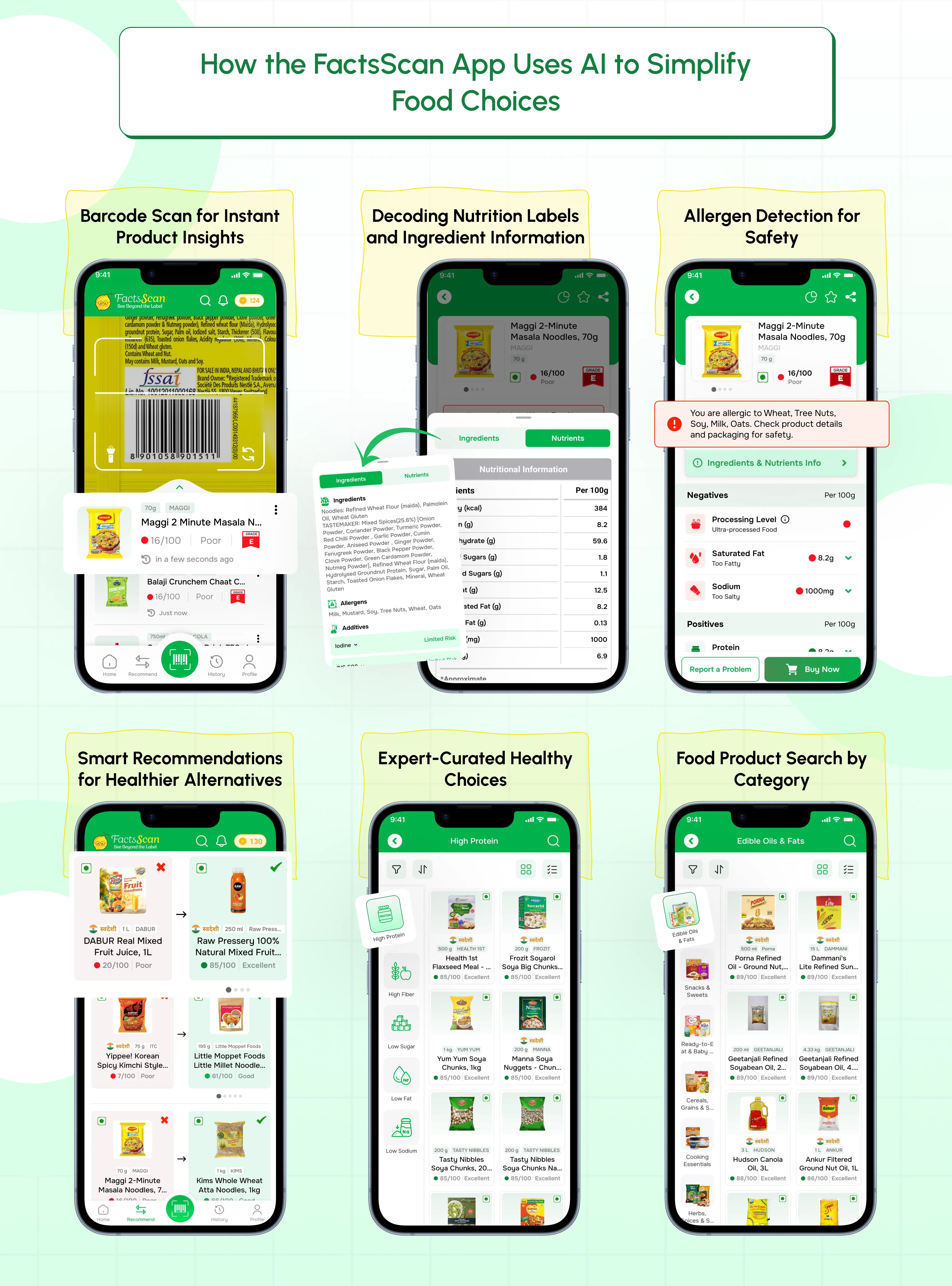 How the FactsScan App Uses AI to Simplify Food Choices