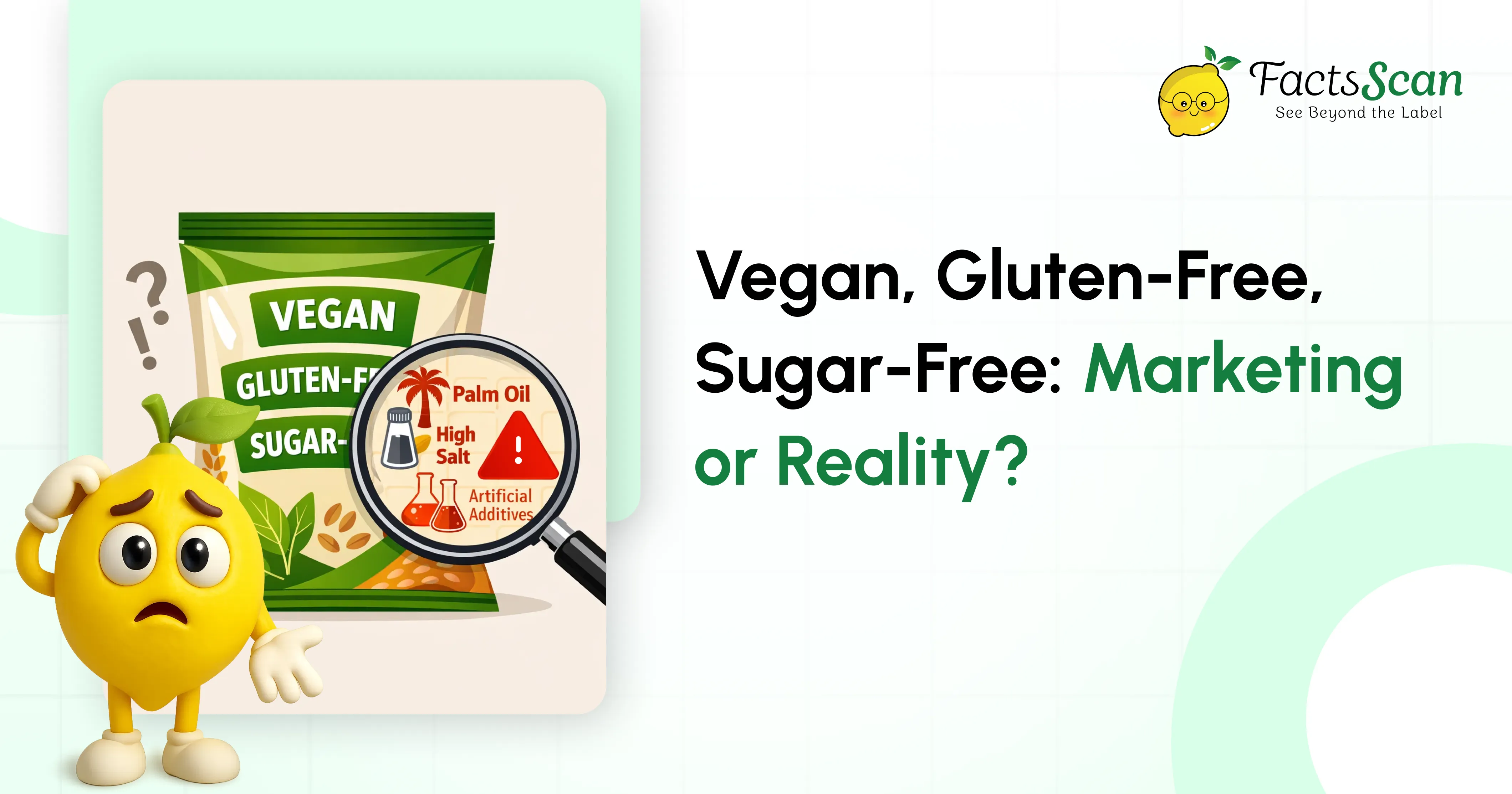 Vegan, Gluten-Free, Sugar-Free: Marketing or Reality?