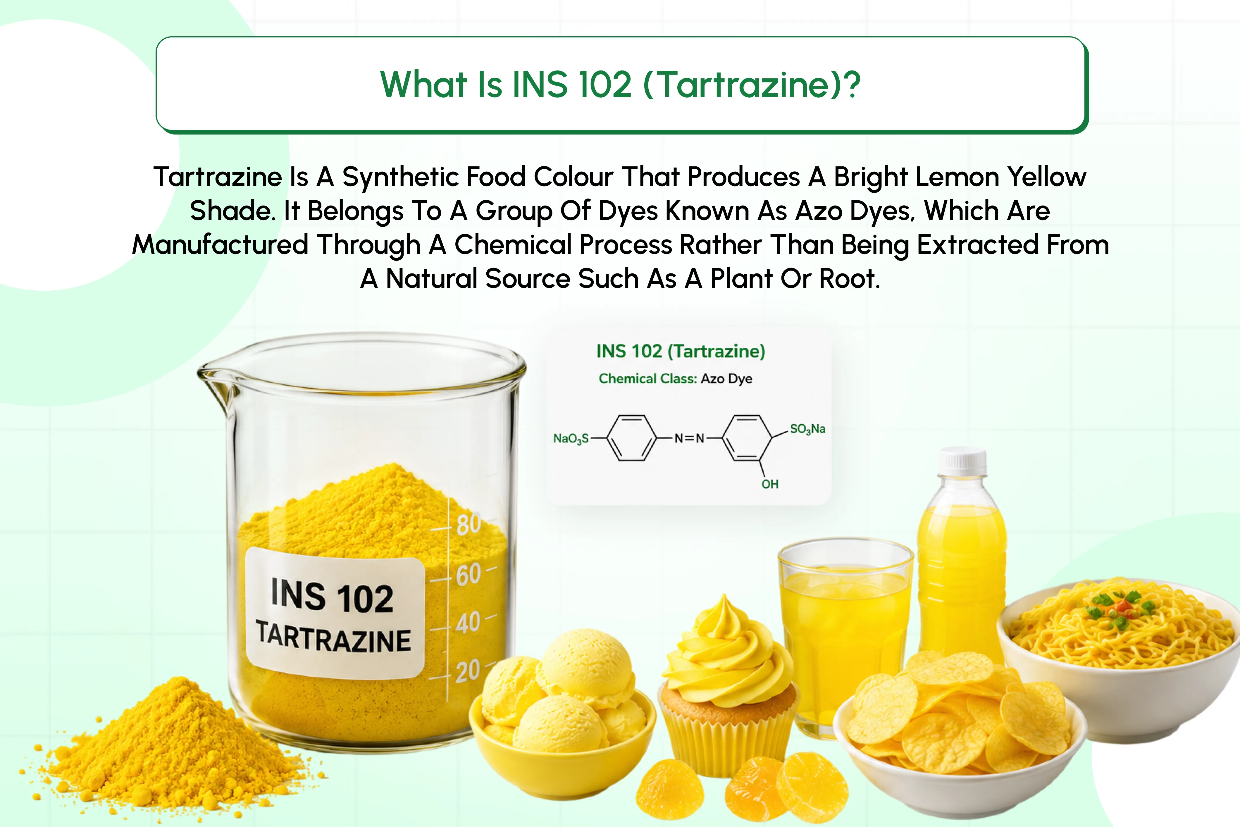 What Is INS 102 (Tartrazine)?