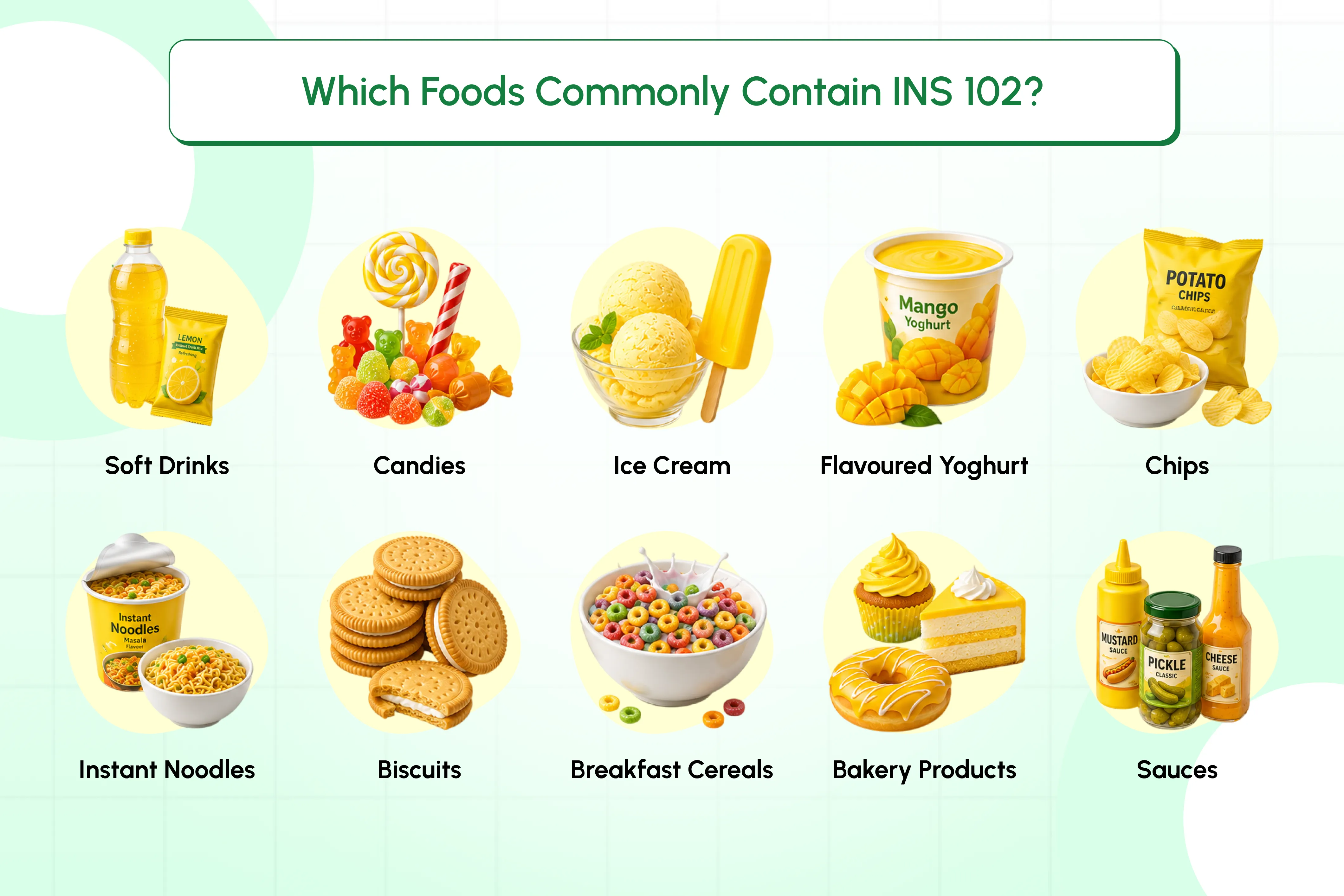 Which Foods Commonly Contain INS 102?
